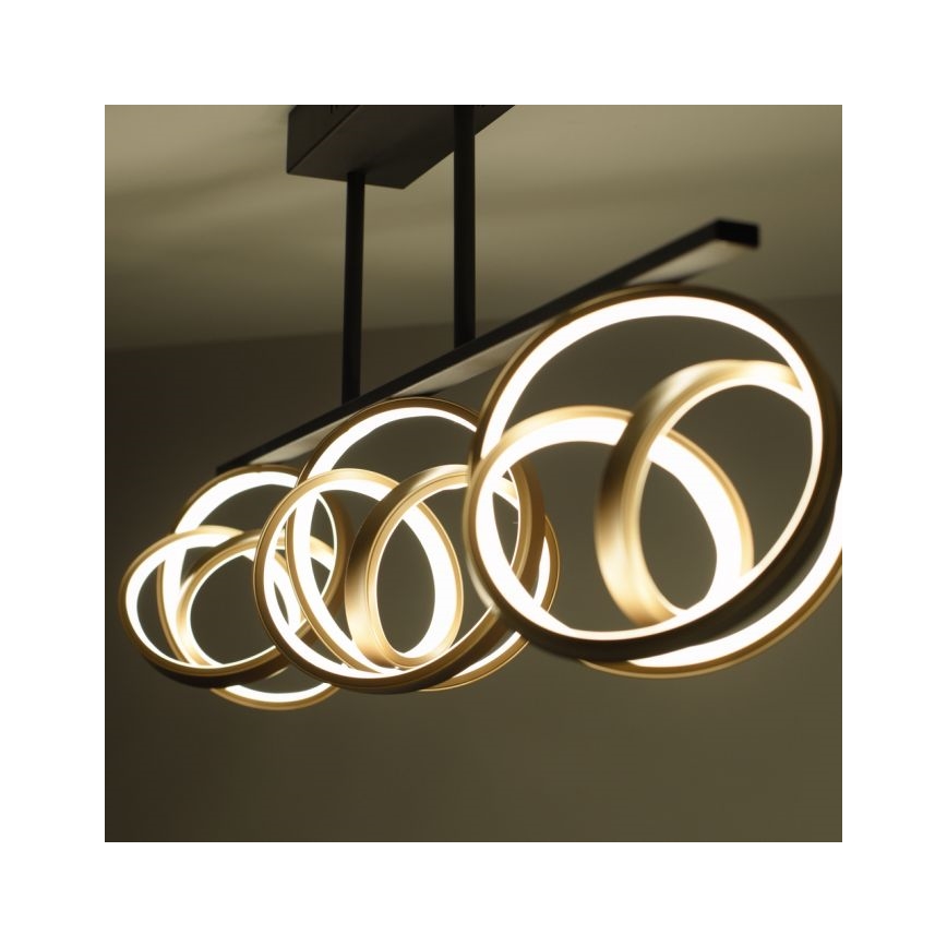 JUST LIGHT. 6245-18 - LED Zatemnitveni lestenec LOOP 3xLED/11W/230V 2700-5000K + Daljinski upravljalnik
