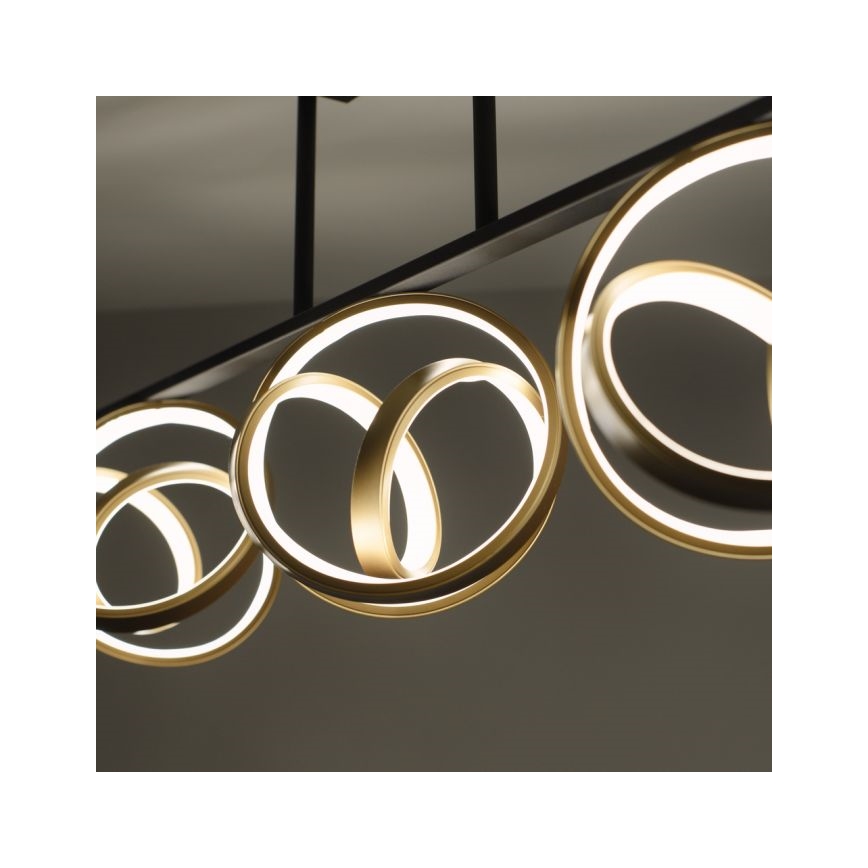 JUST LIGHT. 6245-18 - LED Zatemnitveni lestenec LOOP 3xLED/11W/230V 2700-5000K + Daljinski upravljalnik