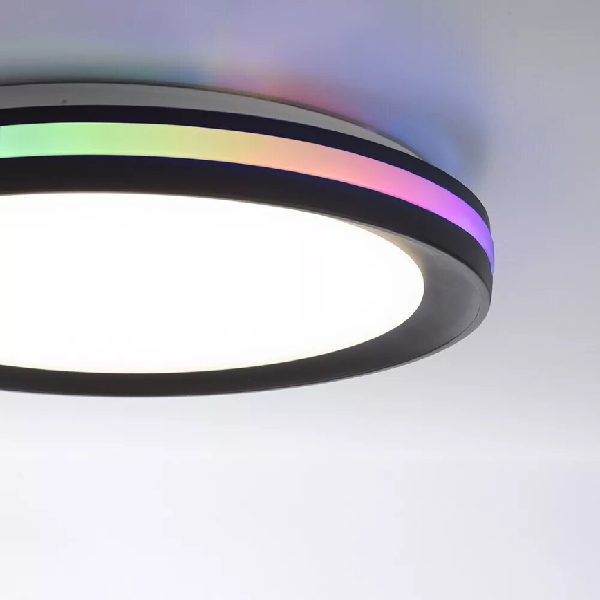 JUST LIGHT. 7509018 - LED RGBW Zatemnitvena stropna svetilka GANGES LED/24W/230V 2700-5000K + Daljinski upravljalnik