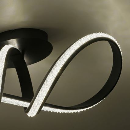 JUST LIGHT. 8475-18 - LED Zatemnitveni lestenec BRILLA LED/29W/230V črna