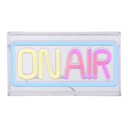 JUST LIGHT. 85013-70 - LED Neonska namizna dekoracija NEON LED/4W/5V On Air