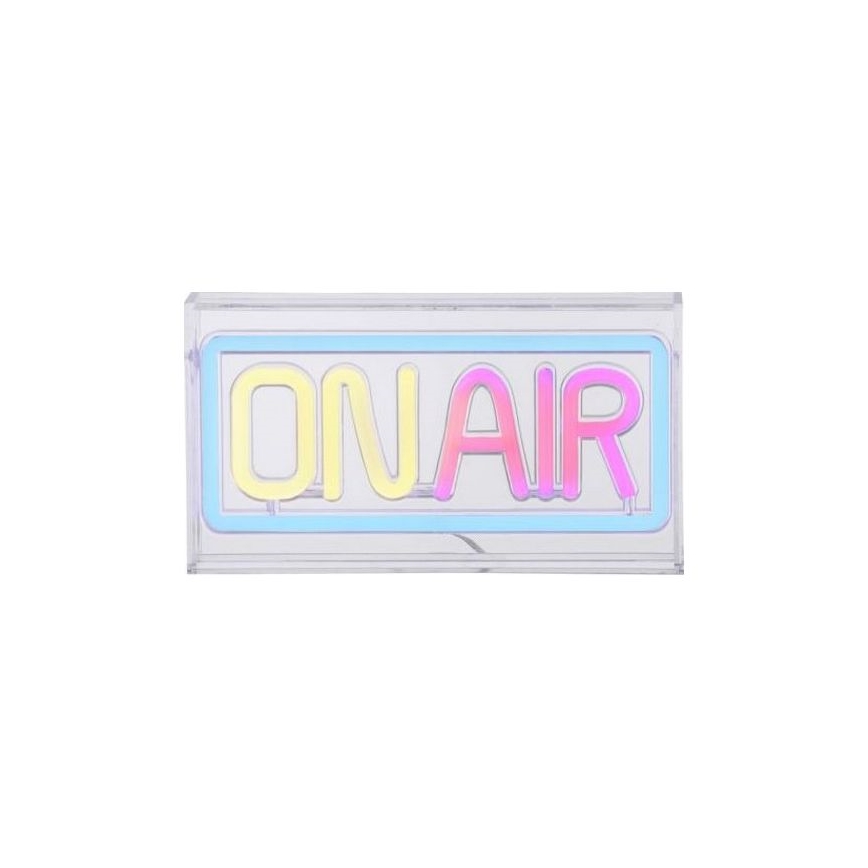 JUST LIGHT. 85013-70 - LED Neonska namizna dekoracija NEON LED/4W/5V On Air
