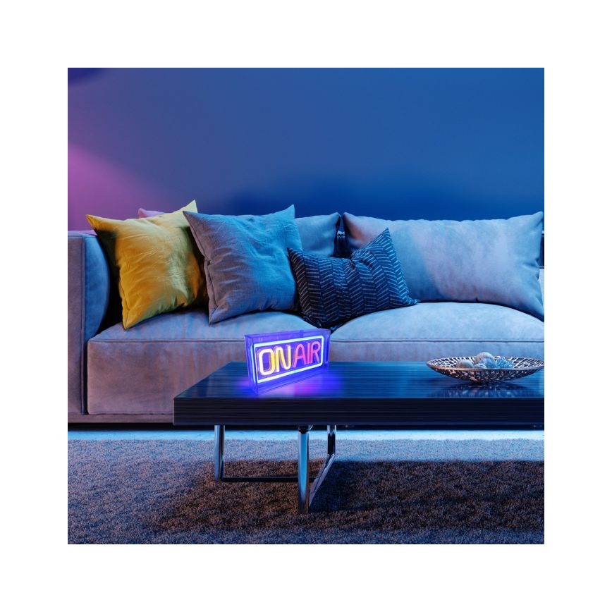 JUST LIGHT. 85013-70 - LED Neonska namizna dekoracija NEON LED/4W/5V On Air