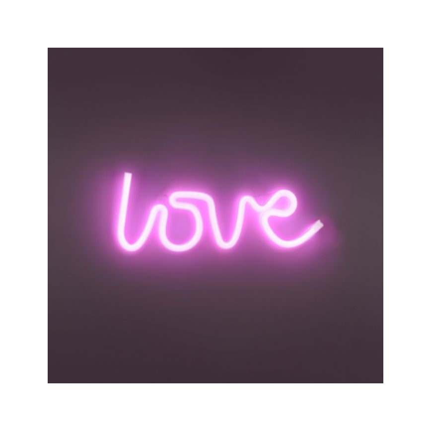 JUST LIGHT. 85021-87 - LED Neonska stenska dekoracija NEON LED/6,5W/5V Love