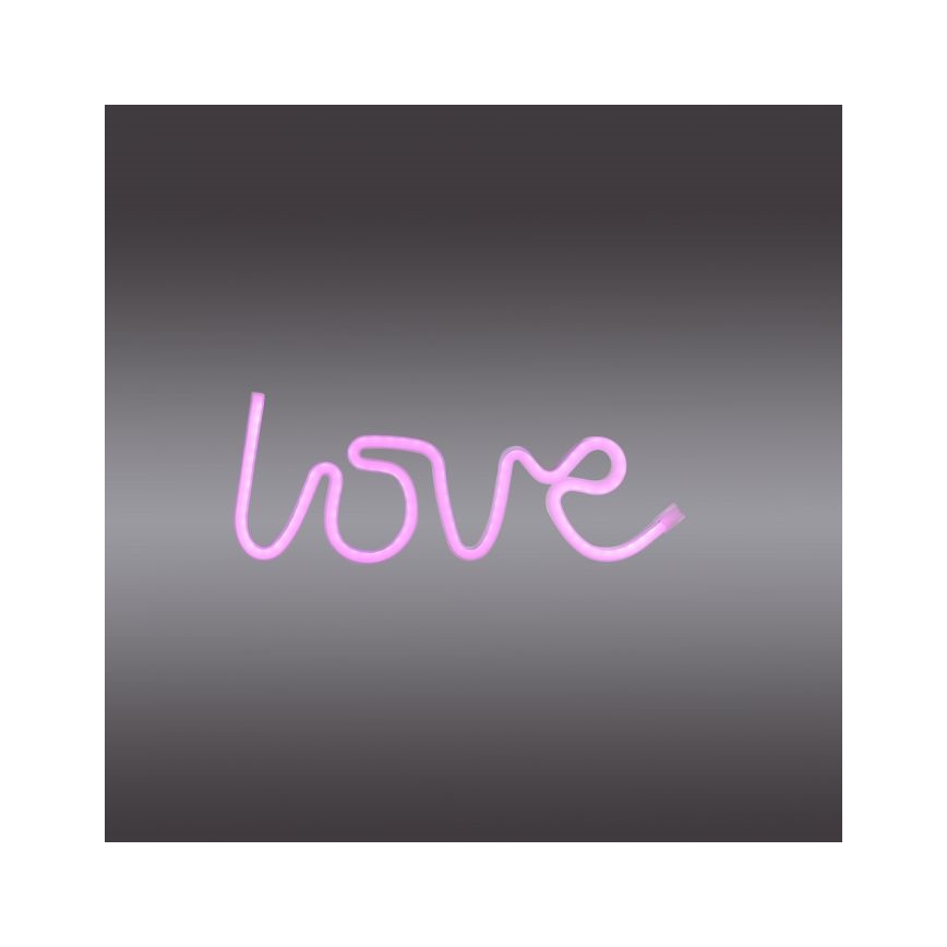 JUST LIGHT. 85021-87 - LED Neonska stenska dekoracija NEON LED/6,5W/5V Love