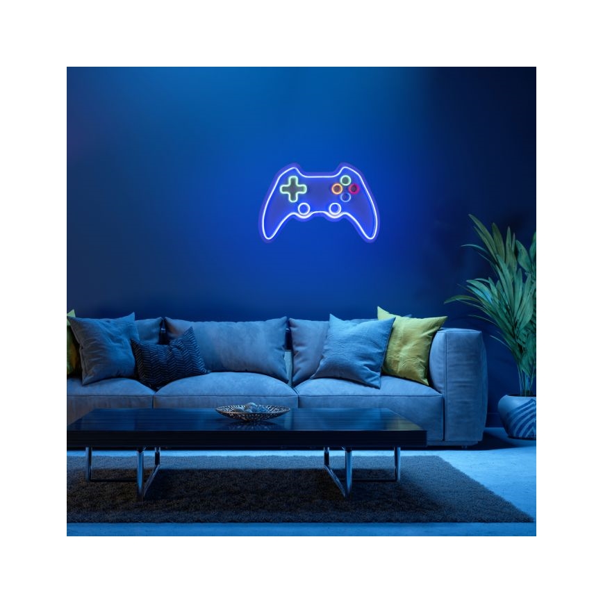 JUST LIGHT. 85022-70 - LED Neonska stenska dekoracija NEON 1xLED/6,5W/5V gamer