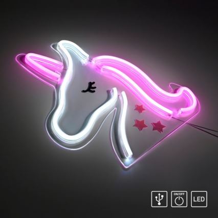 JUST LIGHT. 85025-70 - LED Neonska stenska dekoracija NEON LED/6,5W/5V samorog