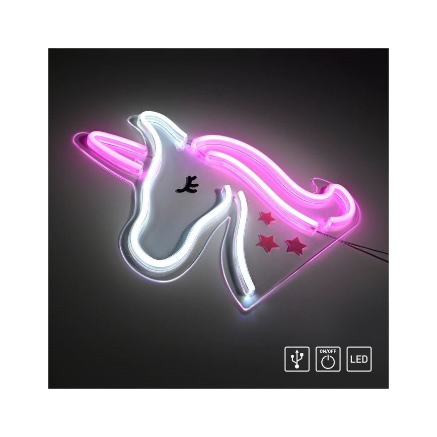 JUST LIGHT. 85025-70 - LED Neonska stenska dekoracija NEON LED/6,5W/5V samorog