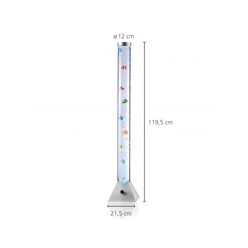 JUST LIGHT. 85106-55 - LED RGB Okrasna talna svetilka AVA 12xLED/0,06W/230V