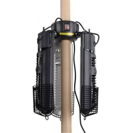 JUST LIGHT. 99513-18 - Zunanji grelec GLOW 3x650W/1300W/2000W/230V IP34