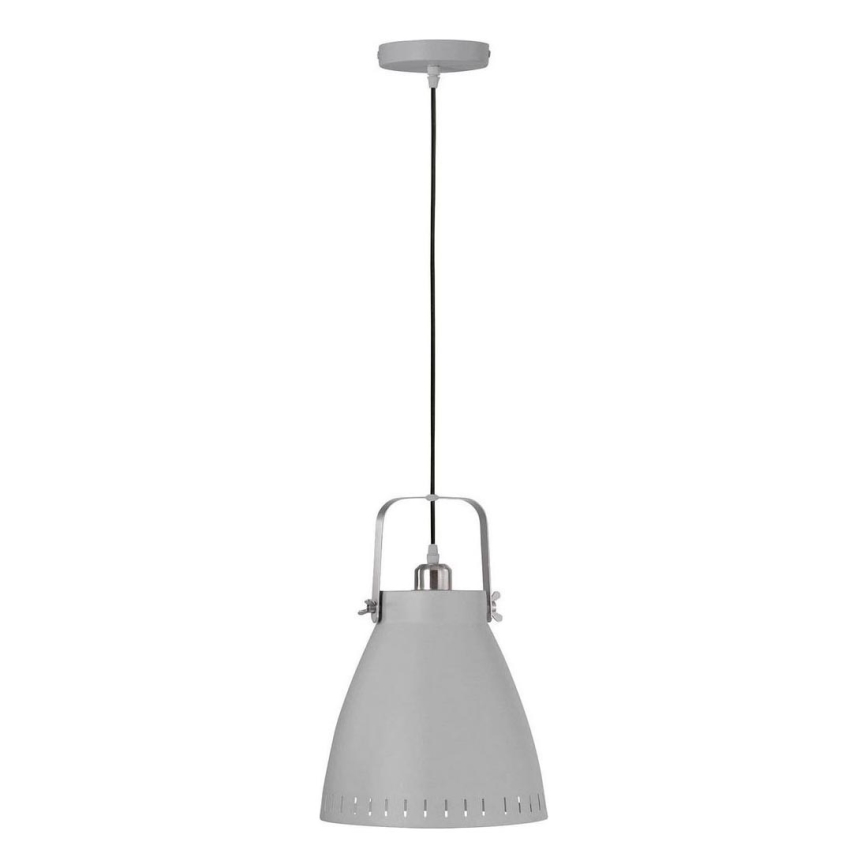 JUST LIGHT. L11160-16 - Lestenec na vrvici EVA 1xE27/60W/230V pr. 26,5 siva