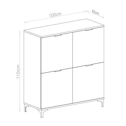 Kabinet LORA bela