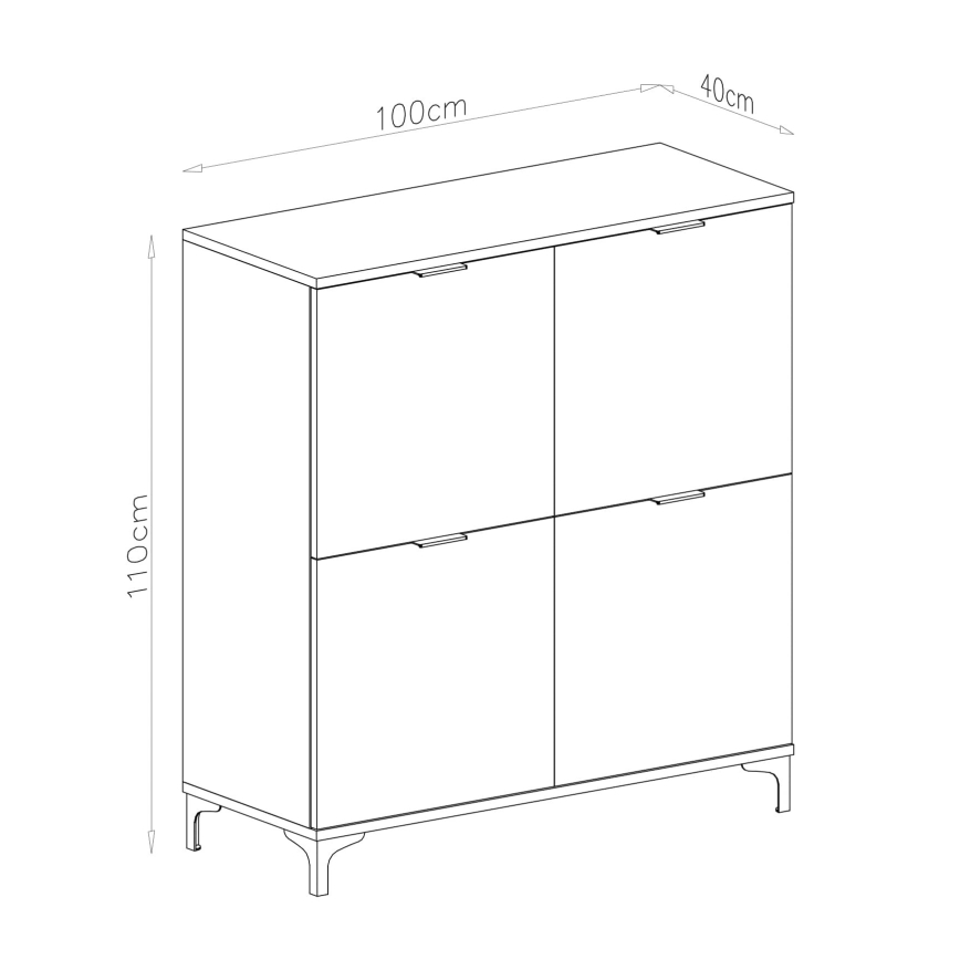 Kabinet LORA bela