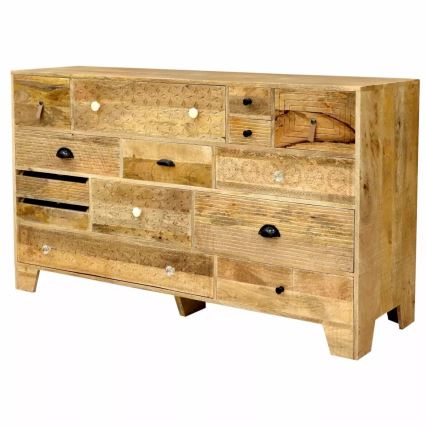 Kabinet MANU 90x160 cm masiven les/mangovec