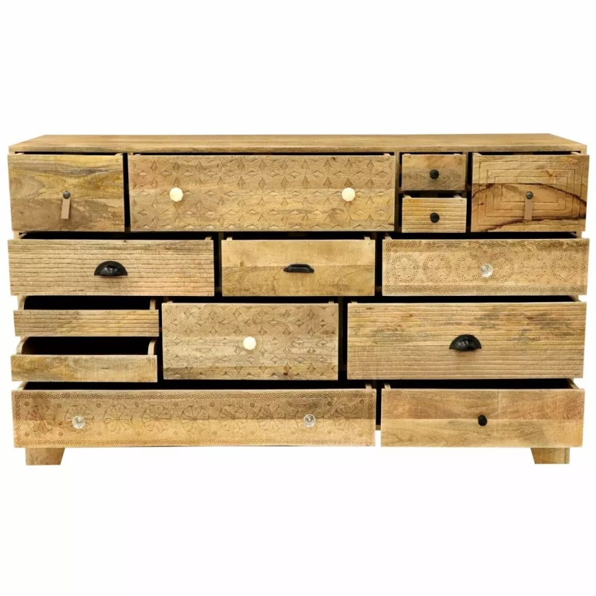 Kabinet MANU 90x160 cm masiven les/mangovec