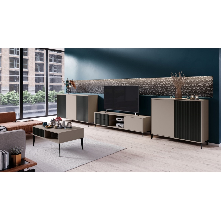 Kabinet RONJA taupe/črna