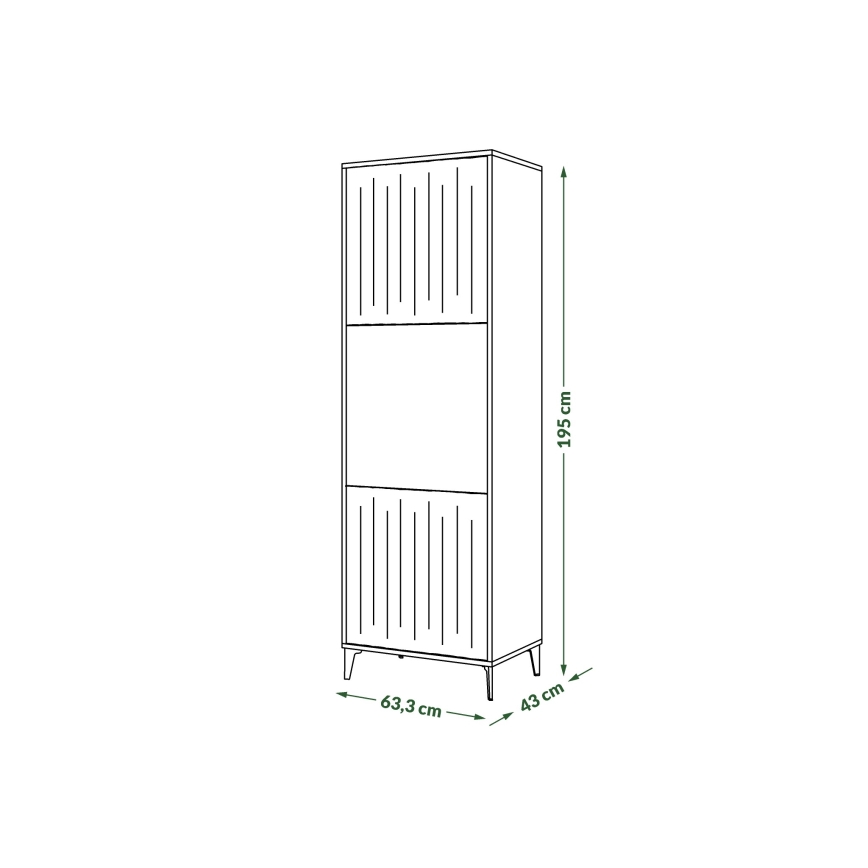 Kabinet RONJA taupe/črna