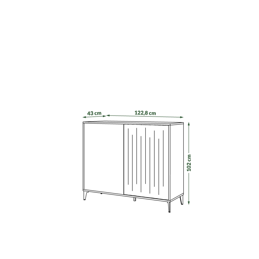 Kabinet RONJA taupe/črna