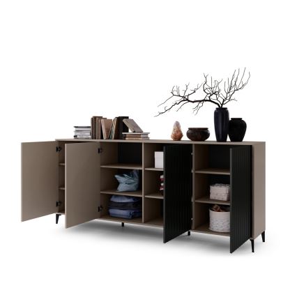 Kabinet RONJA taupe/črna