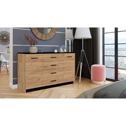 Kabinet TAYLER hrast craft/črna