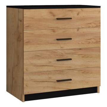 Kabinet TIMON hrast craft/črna