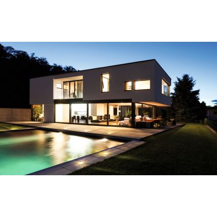 LED zunanja vgradna svetilka za vozišče GORDO LED/1W/230V 9,5x9,5 cm IP67 iz nerjavečega jekla