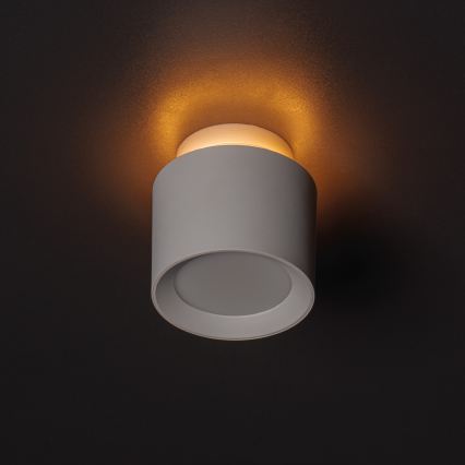 LED točkovno svetilo SONOR LED/6W/230V 3000/4000/5700K + LED/1,5W 2200K, premer 9 cm, belo