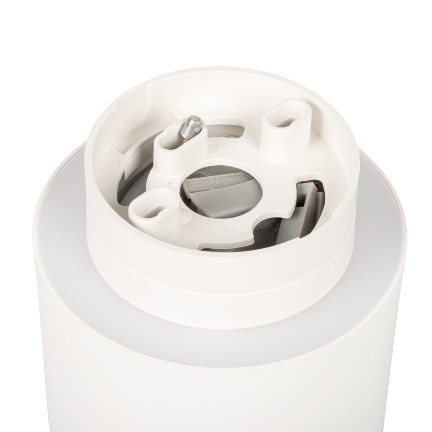 LED točkovno svetilo SONOR LED/6W/230V 3000/4000/5700K + LED/1,5W 2200K, premer 9 cm, belo