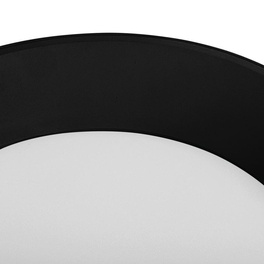 LED spot svetilka SONOR LED/6W/230V 3000/4000/5700K + LED/1,5W 2200K, premer 9 cm, črna