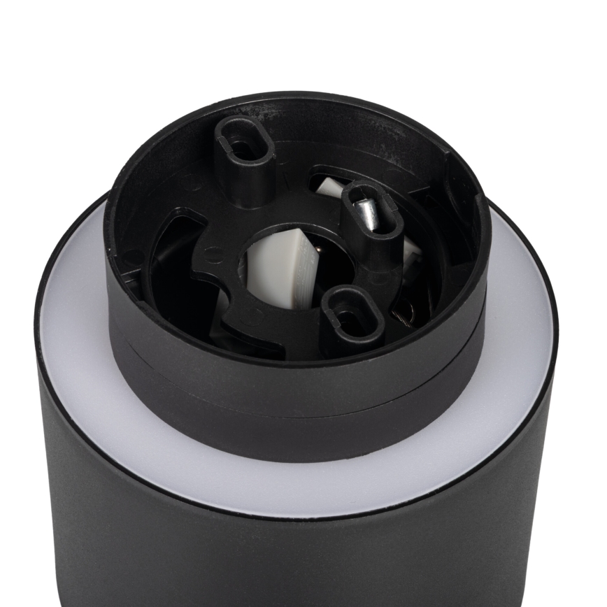 LED spot svetilka SONOR LED/6W/230V 3000/4000/5700K + LED/1,5W 2200K, premer 9 cm, črna