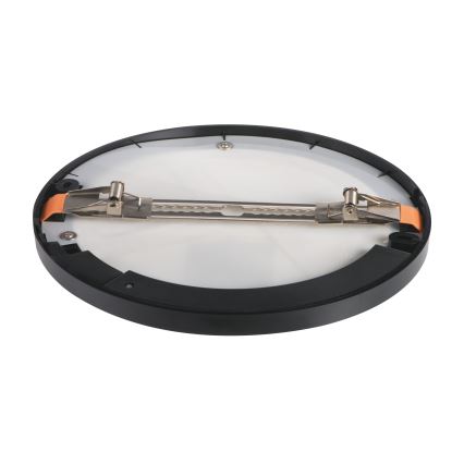 LED Stropna/Vgradna svetilka s senzorjem gibanja 2v1 ERGA LED/17W/230V 3000/4000/6500K črna