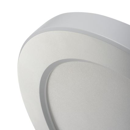 LED Stropna/Vgradna svetilka s senzorjem gibanja 2v1 ERGA LED/17W/230V 3000/4000/6500K bela