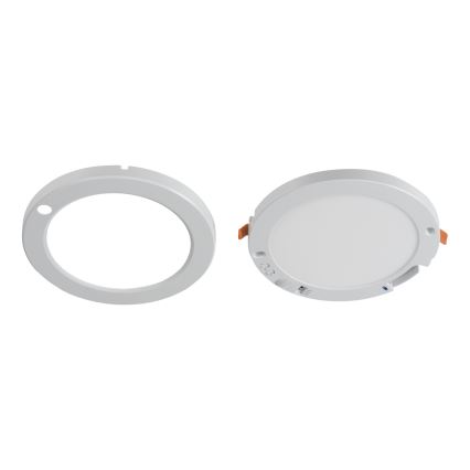 LED Stropna/Vgradna svetilka s senzorjem gibanja 2v1 ERGA LED/17W/230V 3000/4000/6500K bela