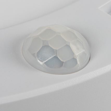 LED Stropna/Vgradna svetilka s senzorjem gibanja 2v1 ERGA LED/17W/230V 3000/4000/6500K bela