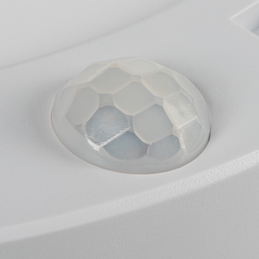 LED Stropna/Vgradna svetilka s senzorjem gibanja 2v1 ERGA LED/17W/230V 3000/4000/6500K bela