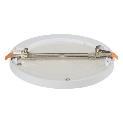 LED Stropna/Vgradna svetilka s senzorjem gibanja 2v1 ERGA LED/17W/230V 3000/4000/6500K bela