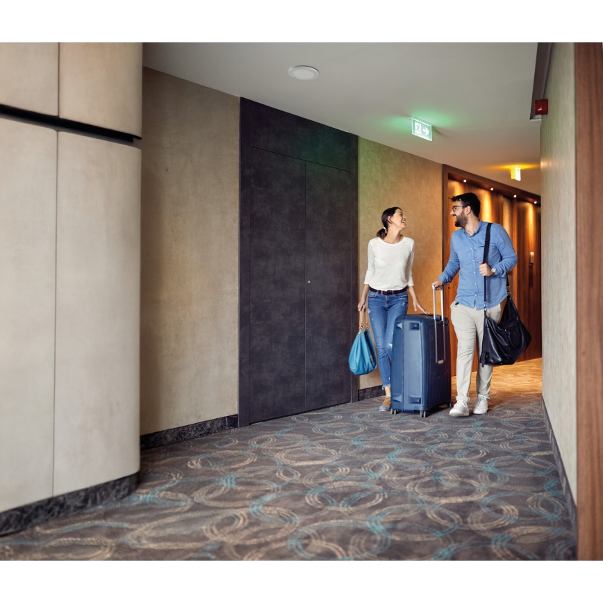 LED stropna/vgradna svetilka 2v1 ERGA LED/17W/230V 3000/4000/6500K bela