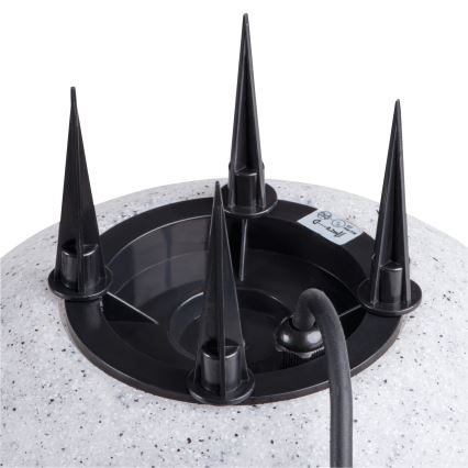 Zunanja svetilka STONO 1xE27/15W/230V premer 20 cm IP65