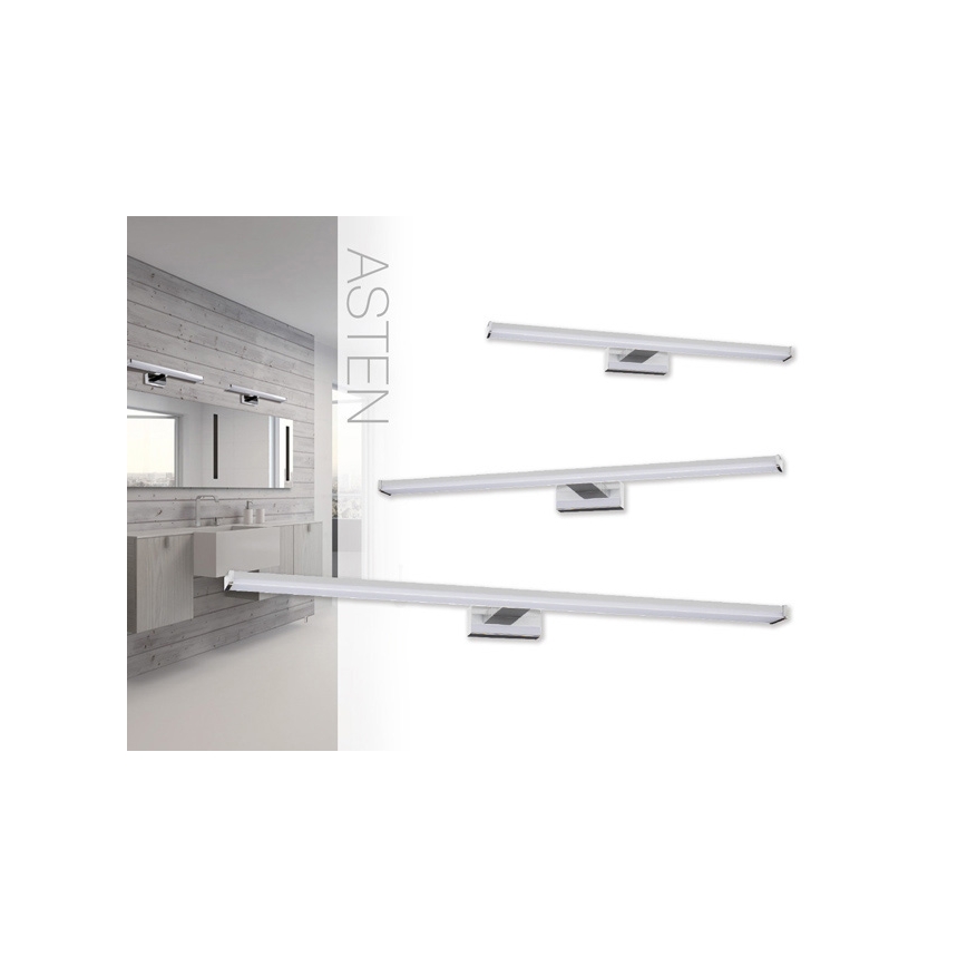 LED Kopalniška luč za osvetlitev ogledala ASTEN LED/12W/230V IP44 sijajni krom