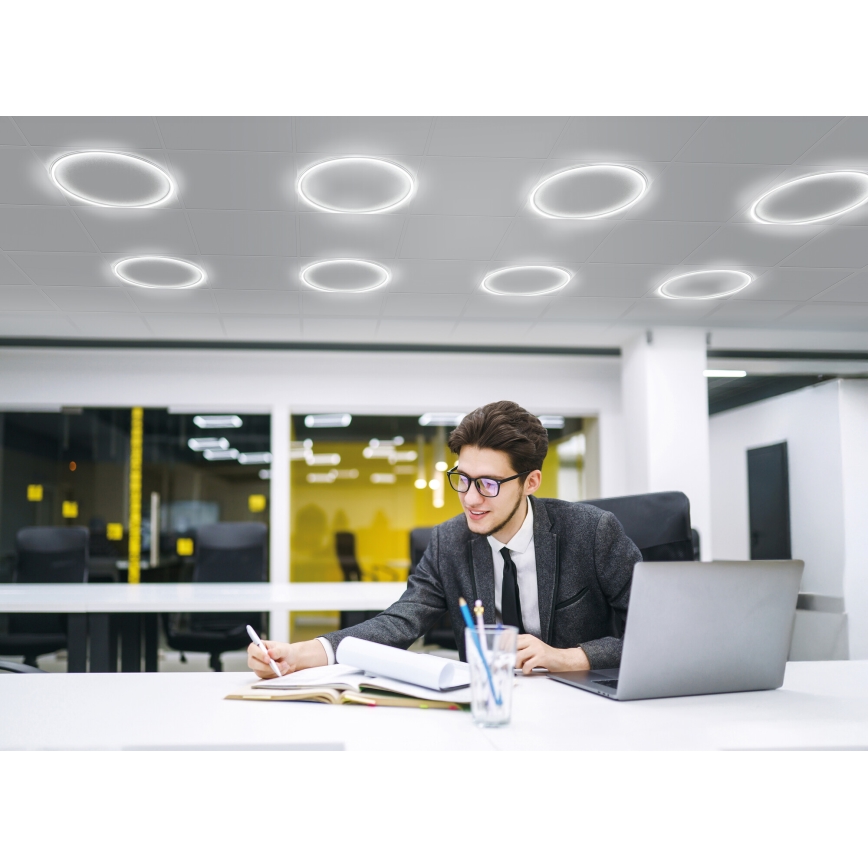 LED Okvir za spuščene stropove AVAR LED/40W/230V 4000K pr. 59 cm