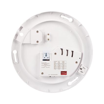 LED stropna svetilka z senzorjem gibanja in mraka VARSO LED/22/30W/230V 3000/4000/6500K, premer 33 cm, IP54