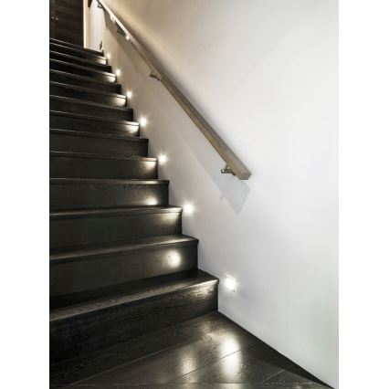 LED Stopniščna svetilka APUS s senzorjem LED/0,8W/12V 3000K
