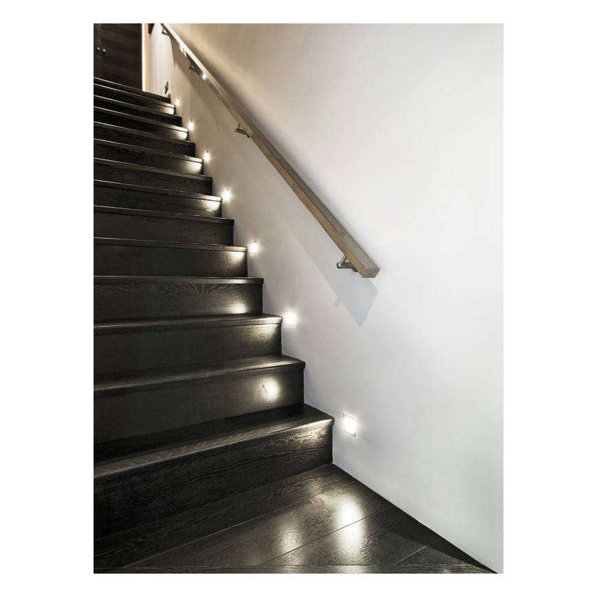 LED Stopniščna svetilka APUS s senzorjem LED/0,8W/12V 3000K