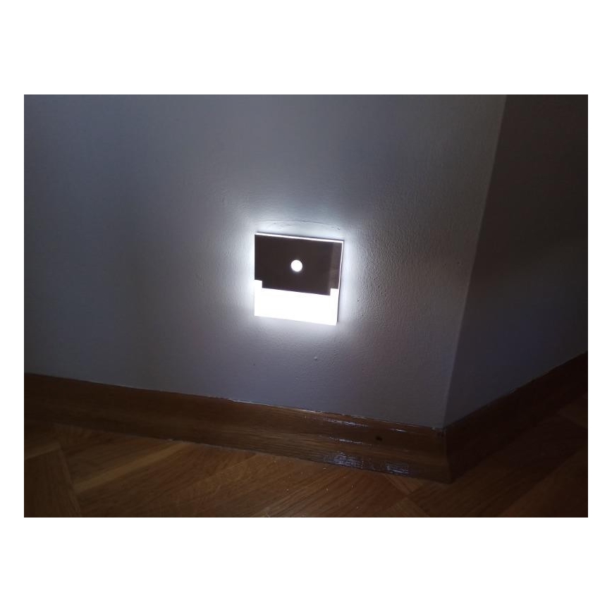 LED Stopniščna svetilka SABIK s senzorjem LED/0,8W/12V 3000K