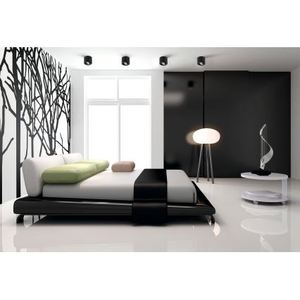 Stropni reflektor BORD ONE 1xGU10/10W/230V, črn