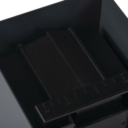 LED sončna stenska svetilka REKA s senzorjem LED/6W/3,7V 1800 mAh 3000/4000/6500K IP65 črna