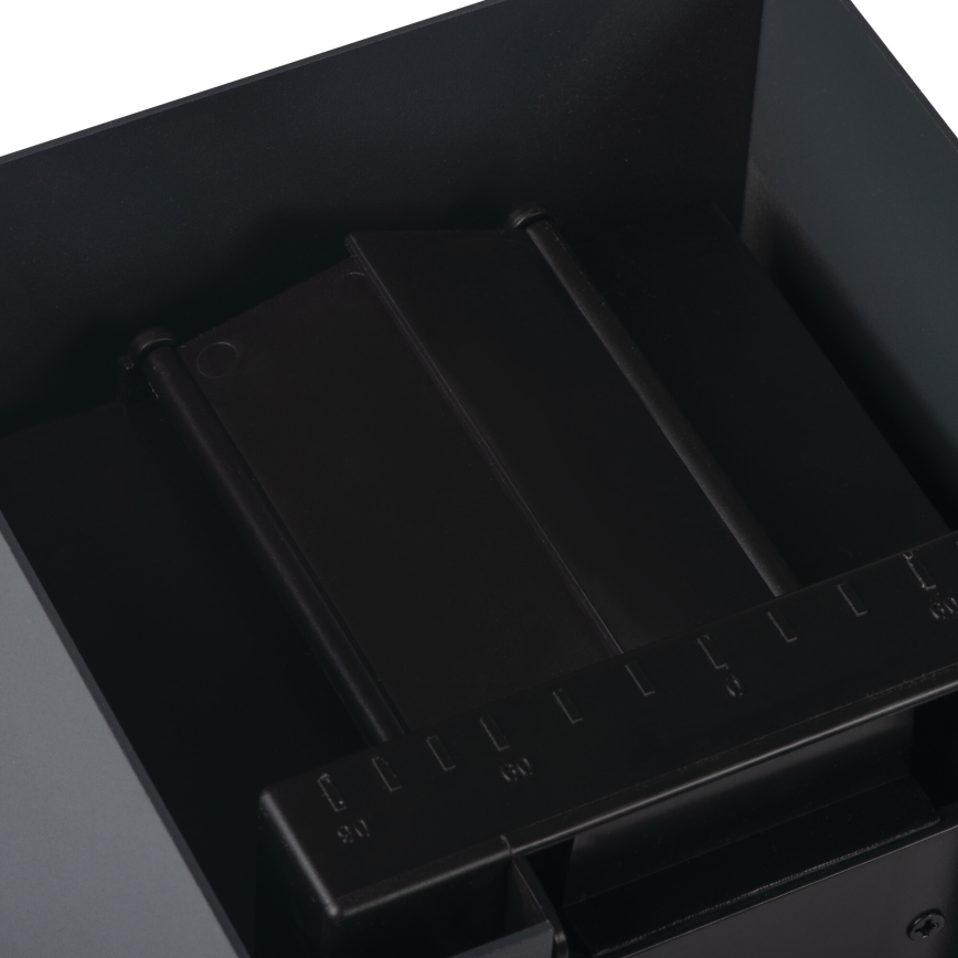 LED sončna stenska svetilka REKA s senzorjem LED/6W/3,7V 1800 mAh 3000/4000/6500K IP65 črna
