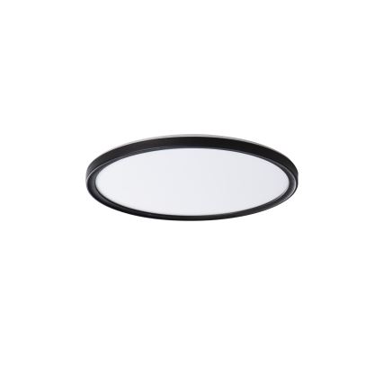 LED Kopalniška stropna svetilka AZPO LED/11,8W/230V pr. 22,5 cm IP54 črna
