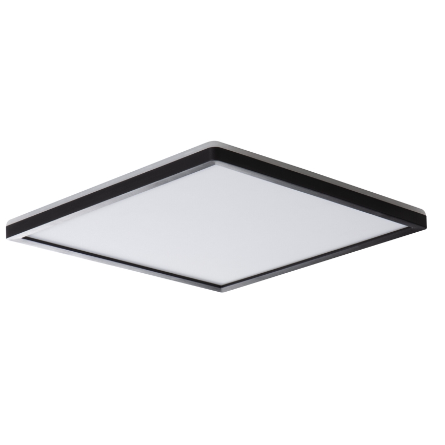 LED Kopalniška stropna svetilka AZPO LED/22W/230V 42x42 cm IP54 črna