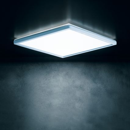LED stropna svetilka AZPO LED/22W/230V 3000/4000/6000K 42x42 cm IP54 bela